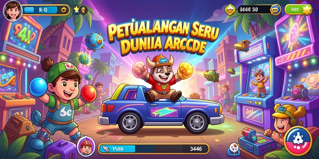 Tampilan gameplay menarik dari 3446 di dunia Arcade.
