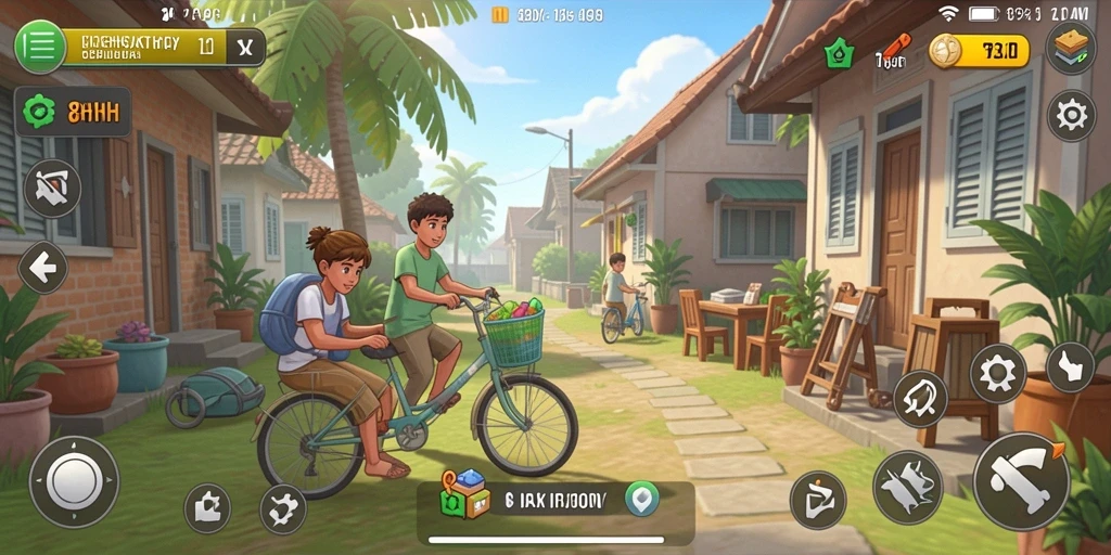 Screenshot utama 8HHH menampilkan gameplay interaktif yang menarik.