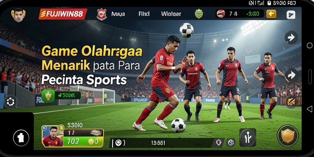 Tampilan menarik dari gameplay olahraga di FUJIWIN88.