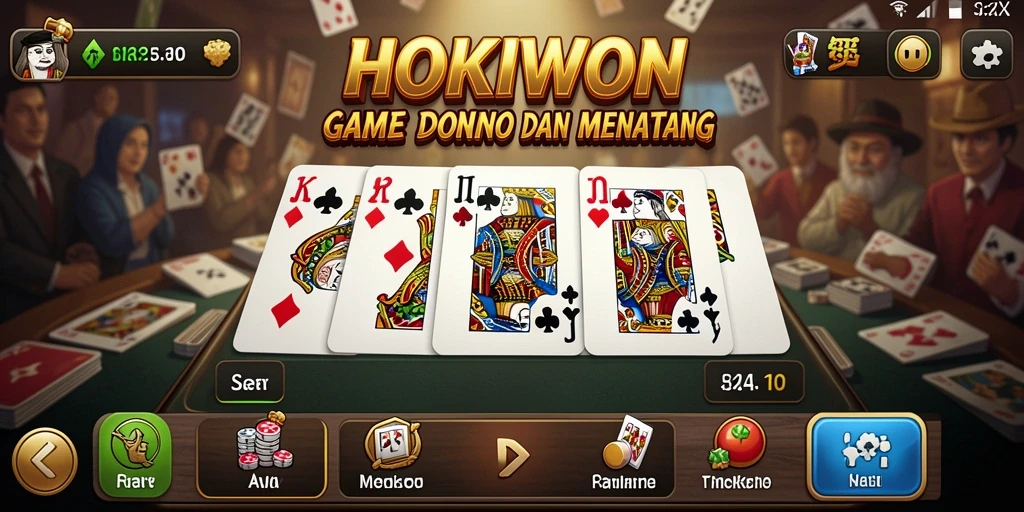 Gameplay HOKIWON yang seru dan menantang.