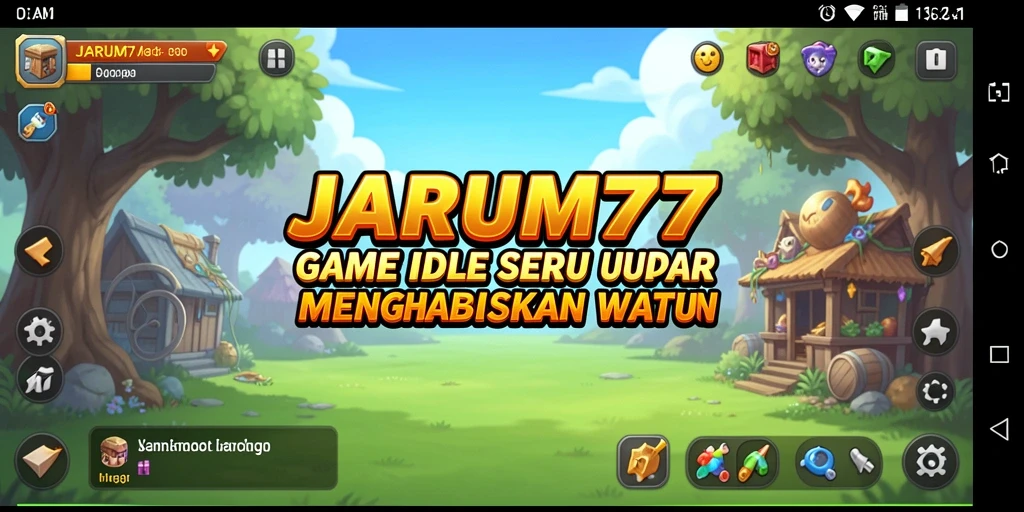 Tampilan gameplay seru dan menarik dari JARUM77.