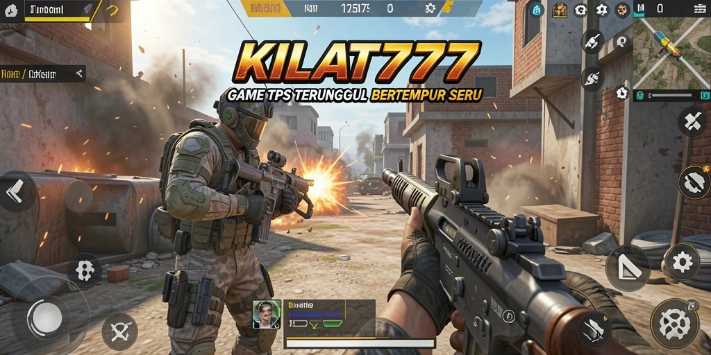 Tampilan gameplay KILAT777 dengan aksi mendebarkan di medan pertempuran.