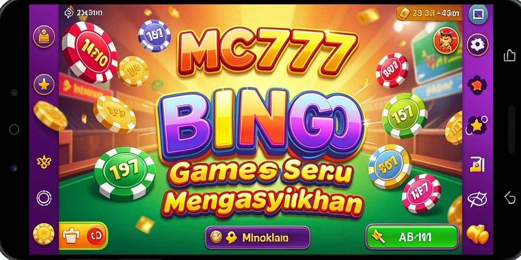 Tampilan gamplay seru dari MC777 saat bermain Bingo.