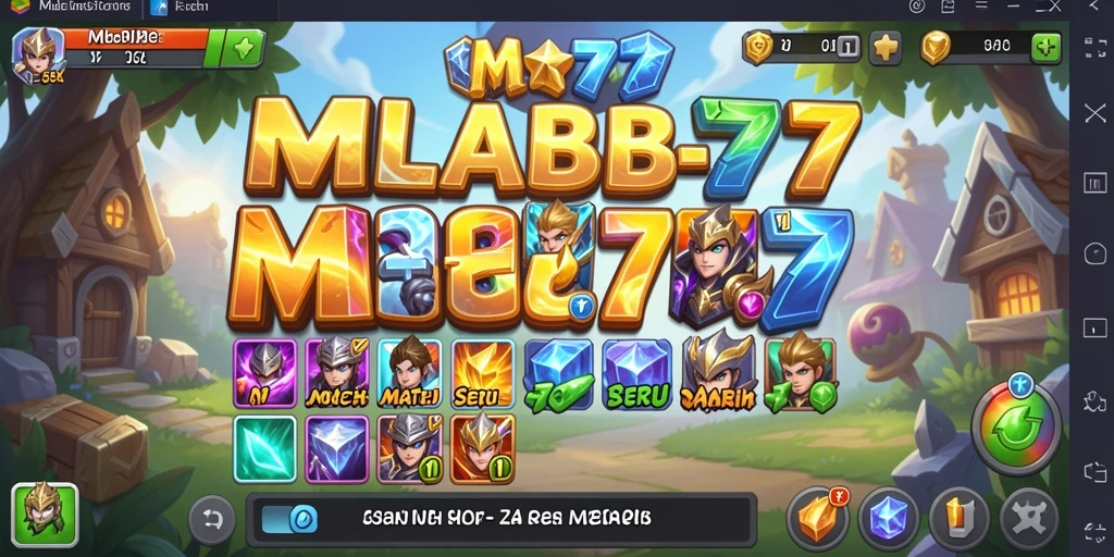 Tampilan gameplay Match-3 yang penuh warna dan menantang.